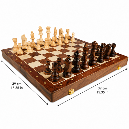 Classic Traditional Wooden Chess Set