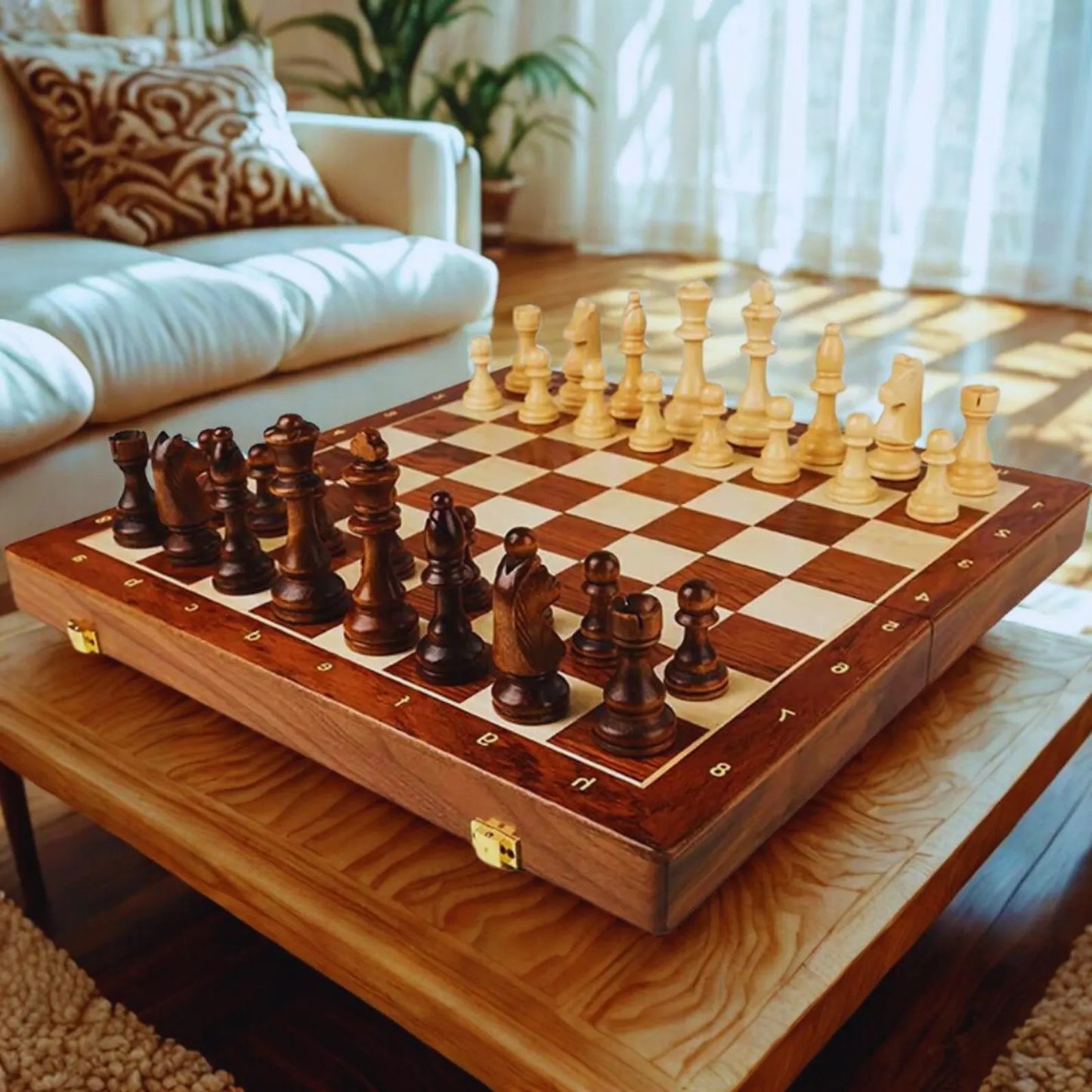 Classic Traditional Wooden Chess Set