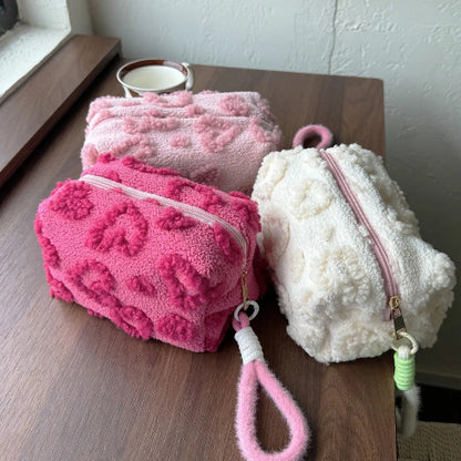 Soft Plush Travel Makeup Bag