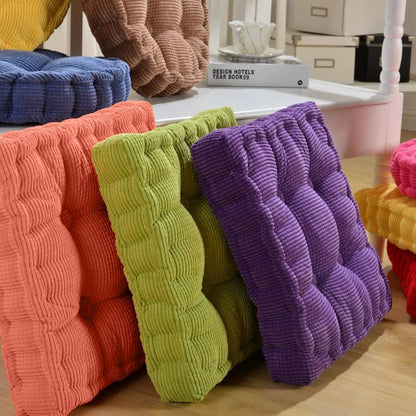 Plush Square Colorful Throw Cushions
