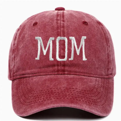 DAD & MOM Embroidered Baseball Cap