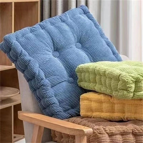 Plush Square Colorful Throw Cushions