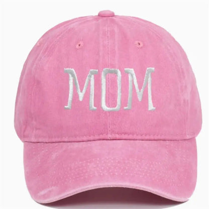 DAD & MOM Embroidered Baseball Cap