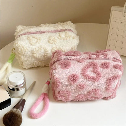 Soft Plush Travel Makeup Bag