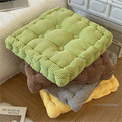 Plush Square Colorful Throw Cushions