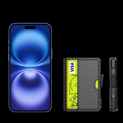 Slim RFID Blocking Wallet With Money Clip